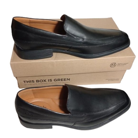 Clarks Tilden Free Men\'s Leather Loafers Black Size 8.5 M NWT main image 5